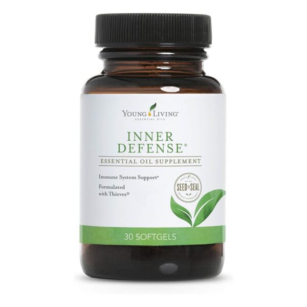 Young Living Inner Defense 30 cápsulas blandas frasco frente