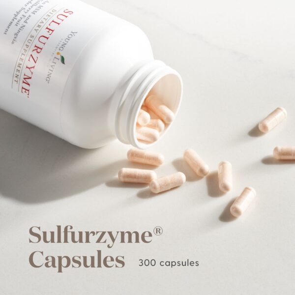 Etiqueta de Sulfurzyme 300 cápsulas