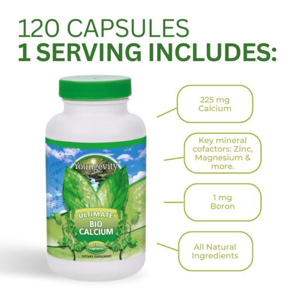 Capsulas y frasco de Bio Calcium