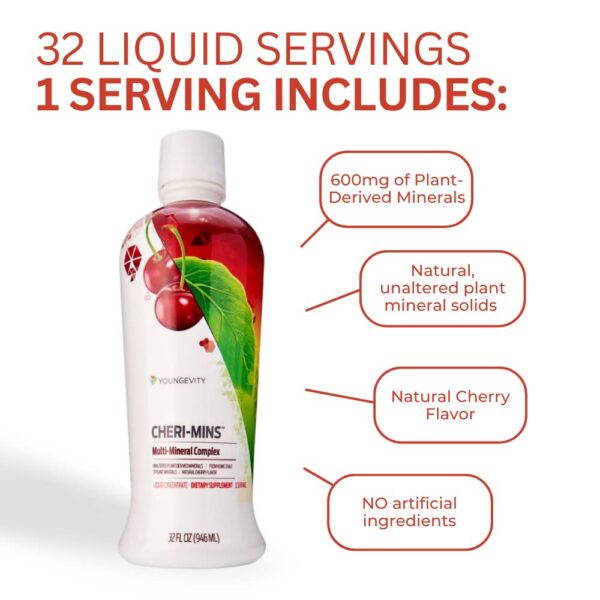 Youngevity Cheri-Mins etiqueta