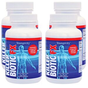 Frente de la botella Killer Biotic FX