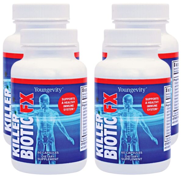 Frente de la botella Killer Biotic FX