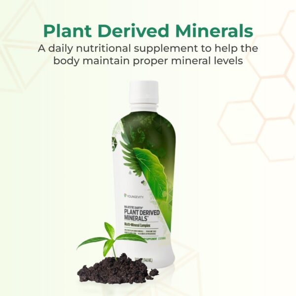 Etiqueta de Youngevity Mineral Complex