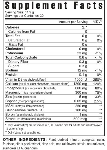 Polvo multivitamínico sabor vainilla tropical Youngevity Osteo FX