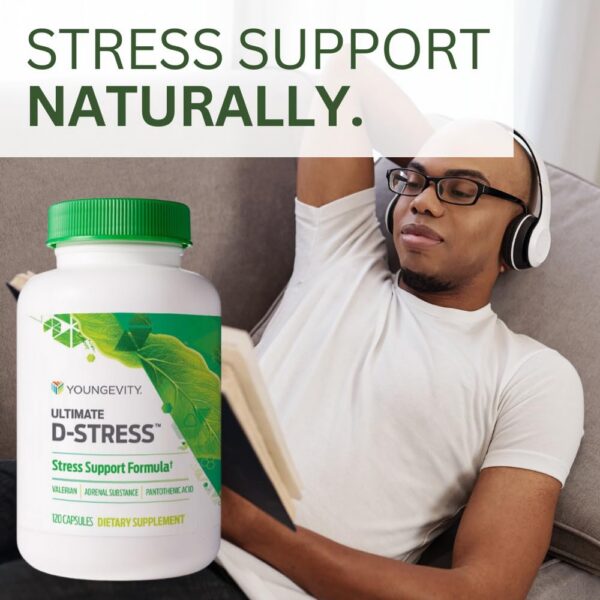 Youngevity Ultimate D-Stress - Cápsulas mostradas