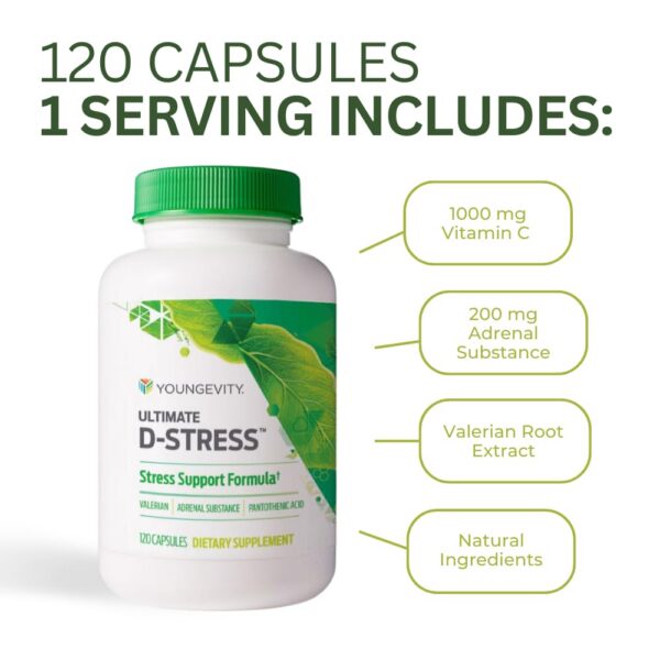 Youngevity Ultimate D-Stress - Ingredientes destacados