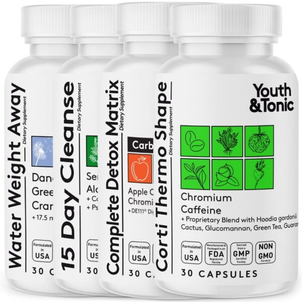 Version 1.0.0 Youth & Tonic CortiThermo suplemento detox control de peso