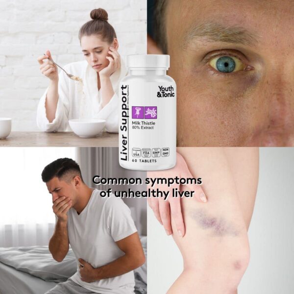 Cápsulas detox hígado Youth & Tonic calidad USA