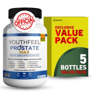 Suplemento Youthfeel Prostate Max para salud prostática y urinaria