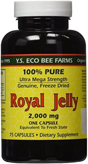 YS Eco Bee Farms Jalea Real 2000 mg etiqueta frontal