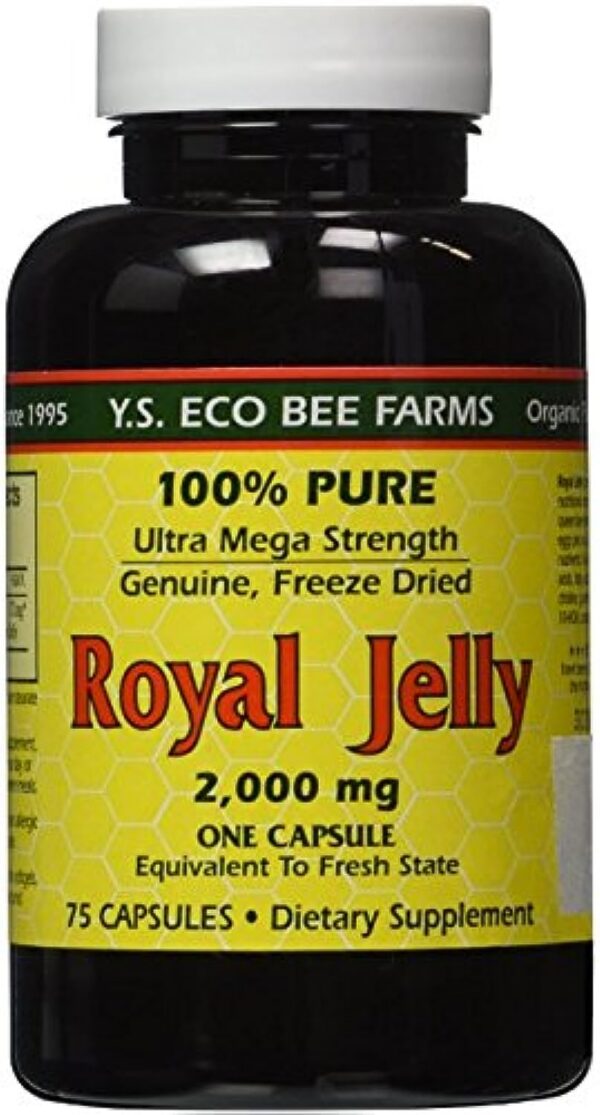 YS Eco Bee Farms Jalea Real 2000 mg etiqueta frontal