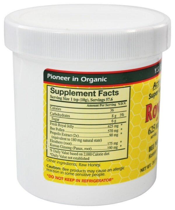 Ginseng y miel en mezcla