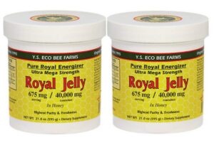Frasco de Royal Jelly en miel Y.S. Eco Bee Farms