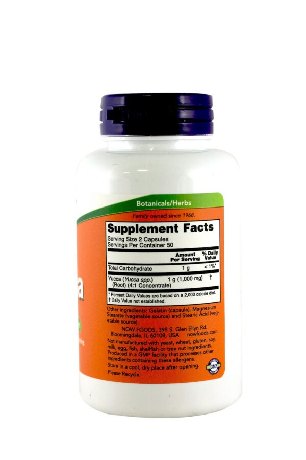 Yuca 500 mg capsulas etiqueta