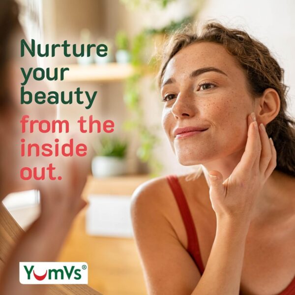 Version 1.0.0 Gomitas Biotina sabor frambuesa close-up