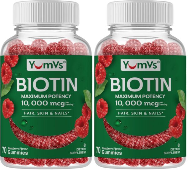 Version 1.0.0 Gomitas Yum-V'S Biotina frambuesa