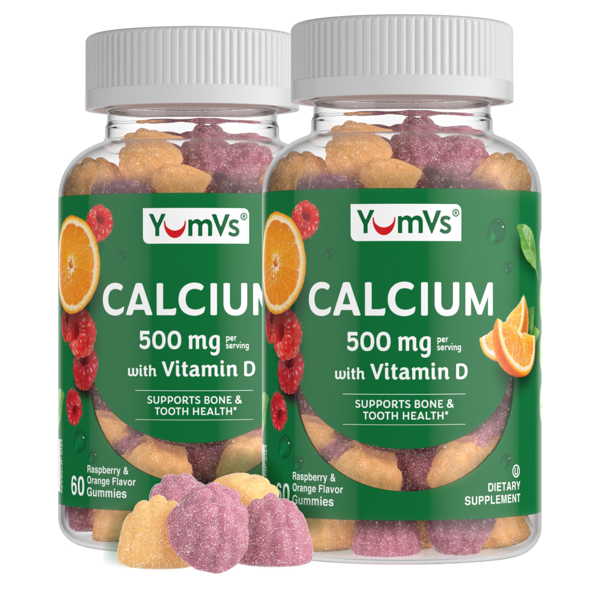 YUM-V'S Calcium, 500 mg with Vitamin D3