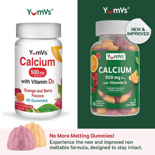 Version 1.0.0 Etiqueta de Yum-V'S Calcium D3 Frambuesa Naranja