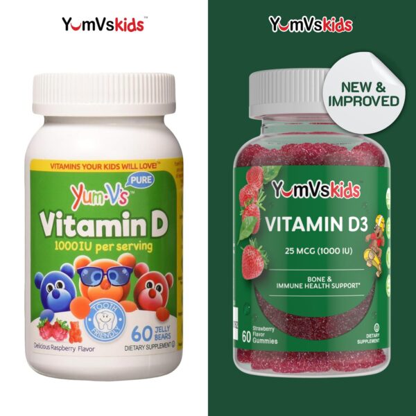 Etiqueta y frasco Yum-V'S D3