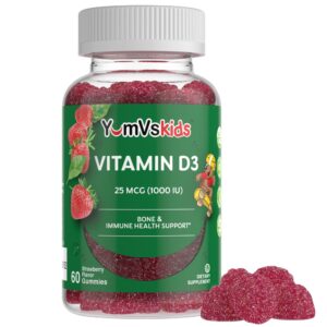 Gomitas de vitamina D para niños frasco