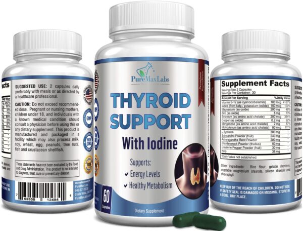 Version 1.0.0 Frente de la caja de YUMMYVITE Thyroid Support