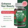etiqueta Yum-V'S Biotina Gummies