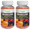 Frasco de YUM-V'S Glucose Gummies con etiqueta