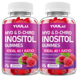 Gomitas de inositol Yuulai 40:1 frambuesa