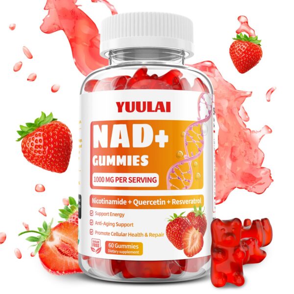 Frasco de Yuulai NAD+ Gomitas