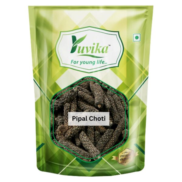 YUVIKA Pipal Choti Pipali Piper Retrofractum paquete 200 gramos