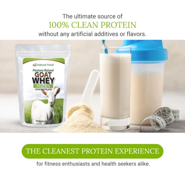 Cerrar la tapa del envase de proteína de cabra