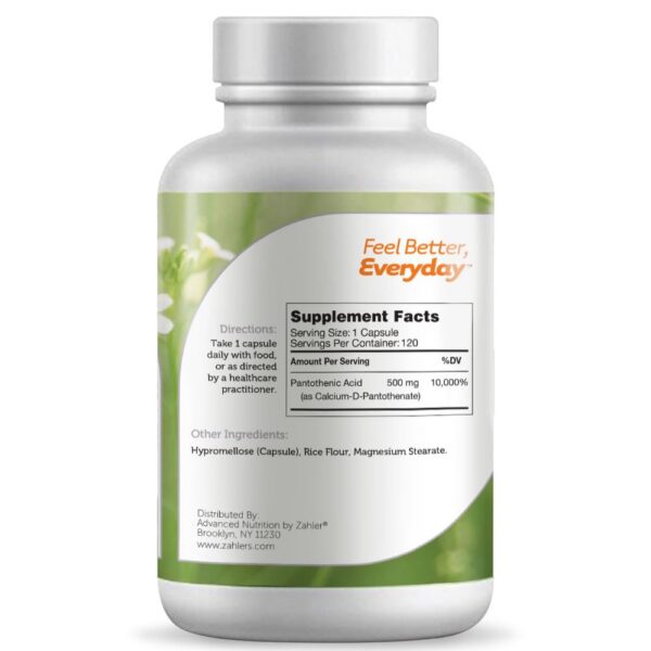 Frasco Zahler 120 cápsulas