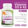 Zahler cápsulas vitamina d3 k2 mk7 para huesos