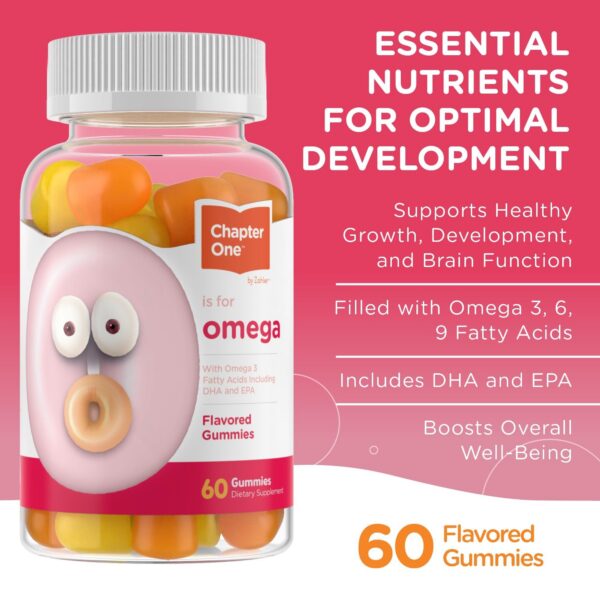 Zahler Omega-3 gummies sabor fruta