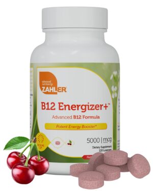 Zahler Energizer+ vitamina B12 5000 mcg 120 pastillas disolubles