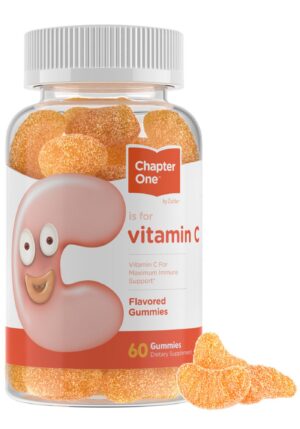 Frasco de gomitas Zahler vitamina c 125mg kosher 60 unidades