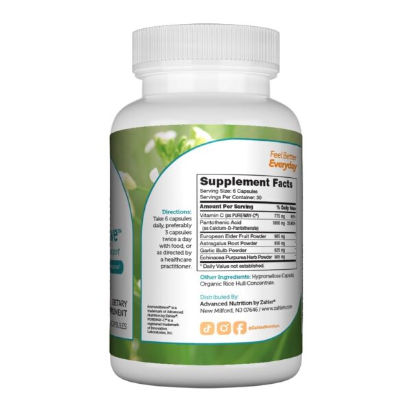 Version 1.0.0 Zahler ImmunAbreve ingredientes vitamina c y equinácea imagen