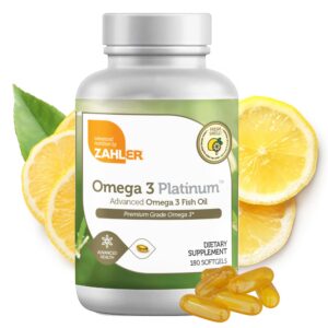 Frasco Zahler Omega 3 - vista frontal