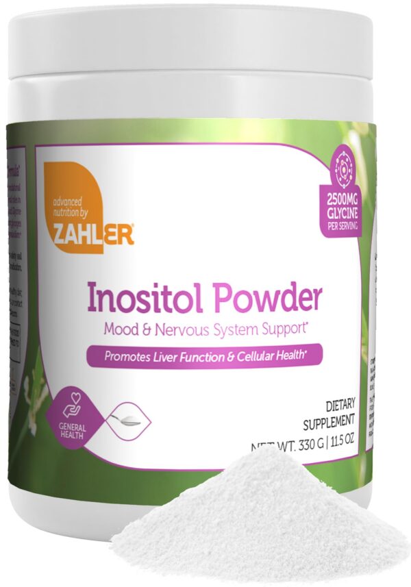 Zahler polvo suplemento Inositol y Glicina 11.5 oz
