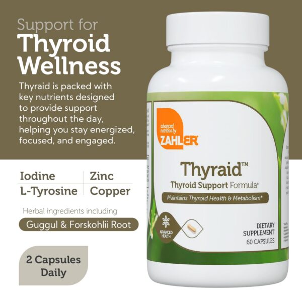 Cápsulas Thyraid y envase