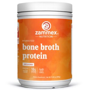 Zammex caldo de hueso de res polvo frontal