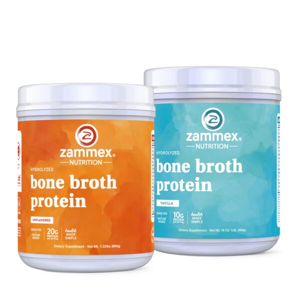 Zammex Caldo de Hueso de Res - caja y etiqueta