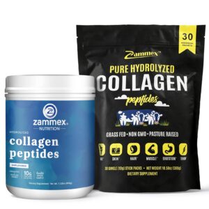 Zammex colágeno en polvo sin sabor frasco