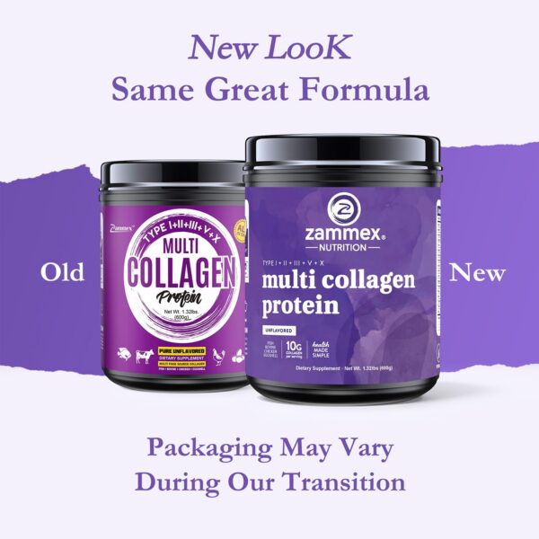 Etiqueta del producto Zammex colágeno