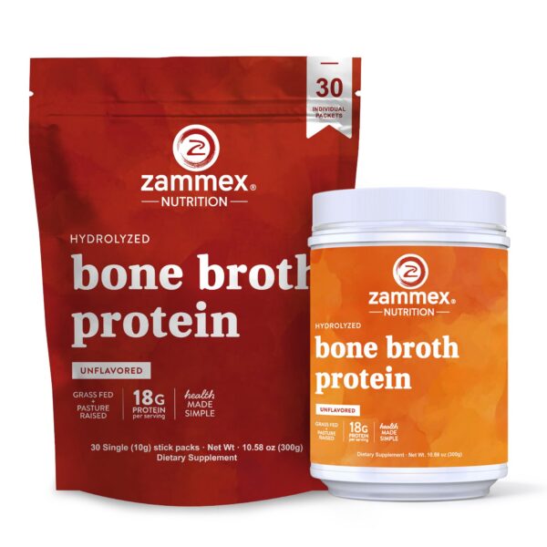 Version 1.0.0 Zammex Sobres de caldo de hueso y proteína