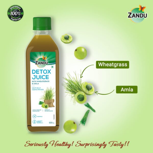 Zandu bebida detox corporal natural 500ml sin azúcares