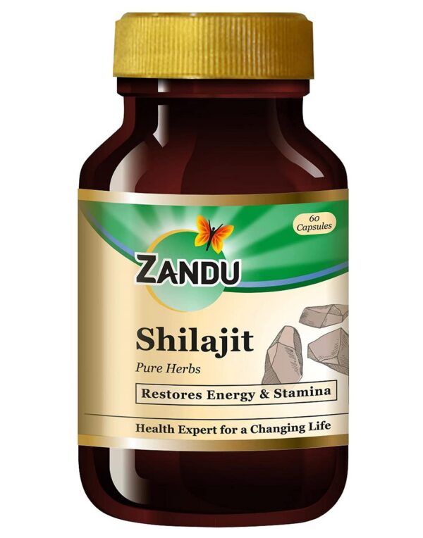 Version 1.0.0 Botella de cápsulas Zandu Shilajit 60 unidades