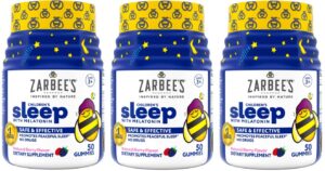 Zarbee's Kids melatonina gomitas naturales para sueño pacífico niños
