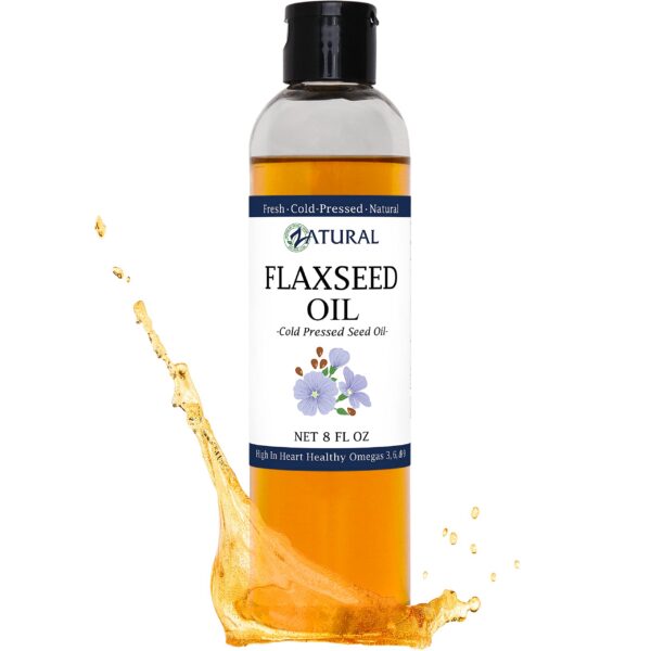 Frasco de Zatural aceite de linaza prensado en frío