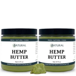 Frente de la etiqueta de Zatural Hemp Butter